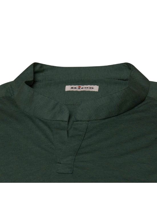 Kiton Kiton Green Cotton Shirt Green 001