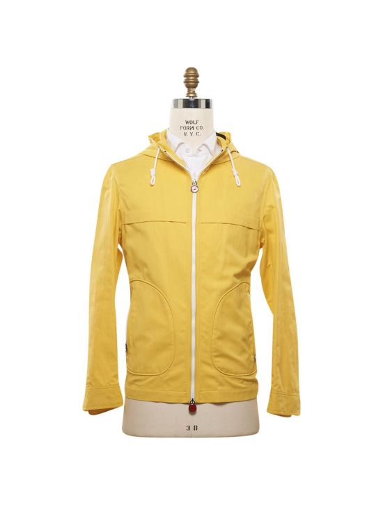 Kiton KITON Yellow Cotton Ab Coat Yellow 000