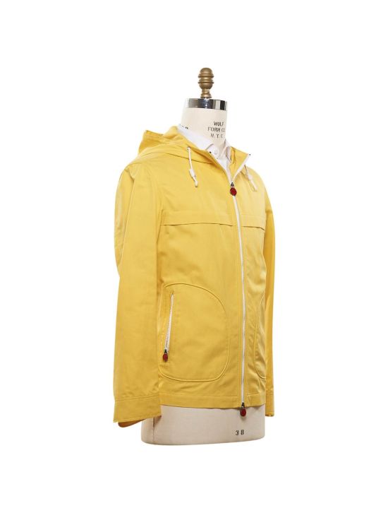 Kiton KITON Yellow Cotton Ab Coat Yellow 001