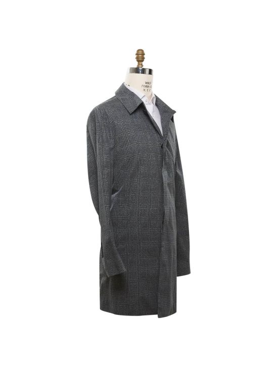 Kiton KITON Gray Cotton Coat Gray 001