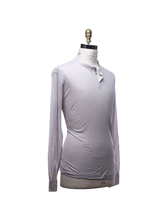 Kiton KITON Gray Cotton Corean Sweater Gray 001