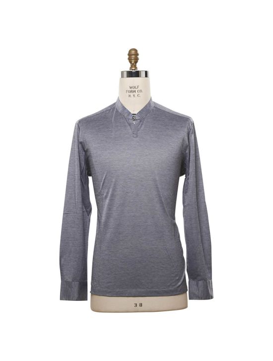 Kiton KITON Gray Cotton Sweater Polo Gray 000