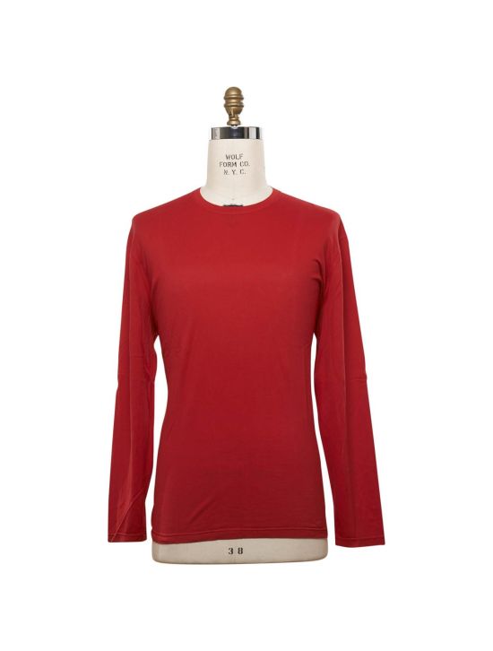 Kiton KITON Red Cotton Cashmere Sweater Red 000