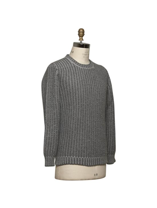 Kiton KITON Gray Cashmere Sweater Crewneck Gray 001