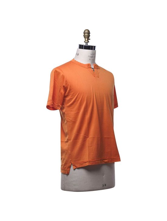 Kiton KITON Orange Cotton T-Shirt Orange 001