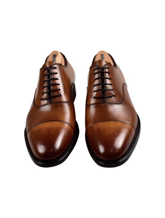 Kiton KITON Brown Leather Dress Shoes Brown 001