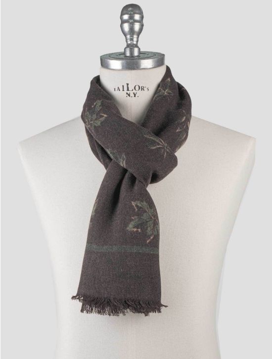 Isaia Isaia Brown Cashmere Scarf Brown 000