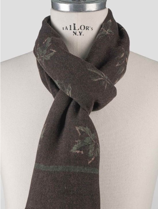 Isaia Isaia Brown Cashmere Scarf Brown 001