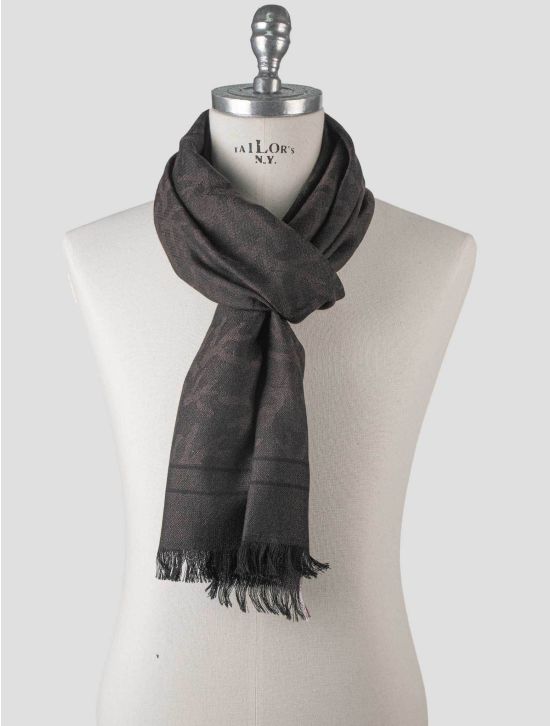 Isaia Isaia Brown Cashmere Scarf Brown 000