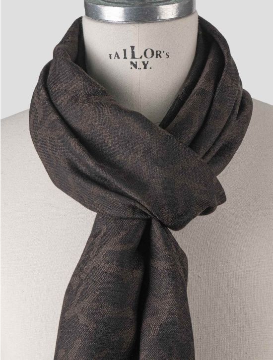 Isaia Isaia Brown Cashmere Scarf Brown 001