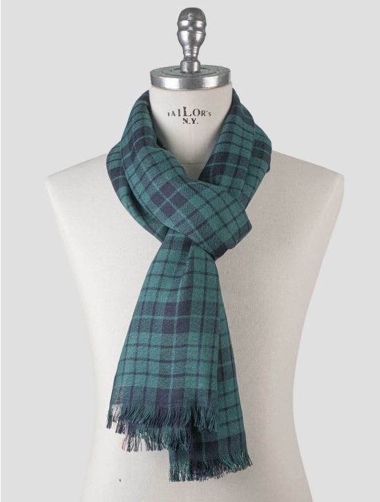 Isaia Isaia Green Cashmere Scarf Green 000