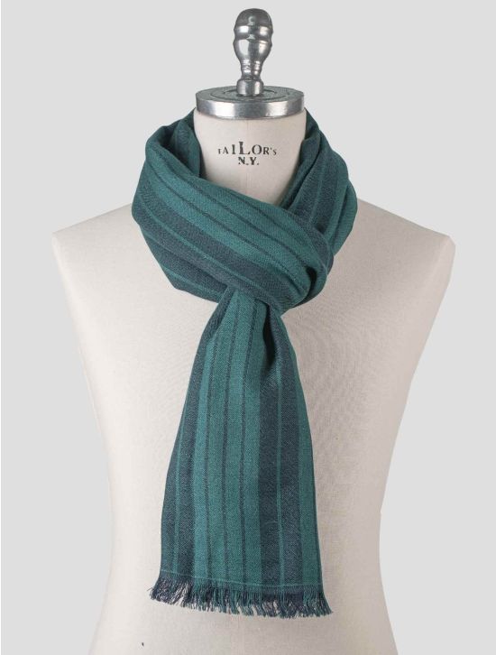 Isaia Isaia Green Cashmere Scarf Green 000