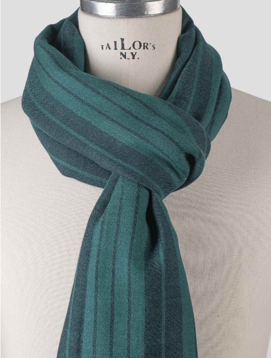 Isaia Isaia Green Cashmere Scarf Green 001