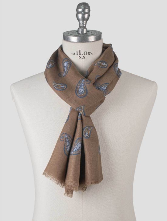 Isaia Isaia Brown Cashmere Scarf Brown 000