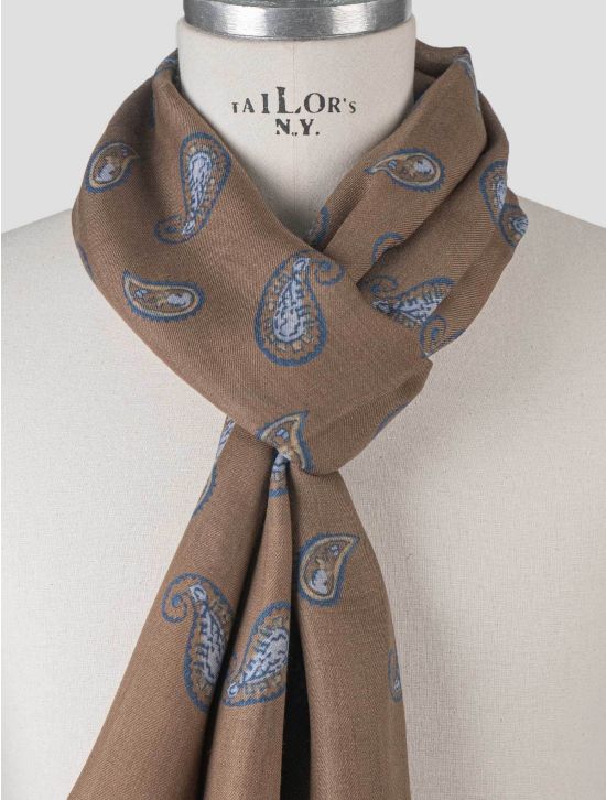 Isaia Isaia Brown Cashmere Scarf Brown 001