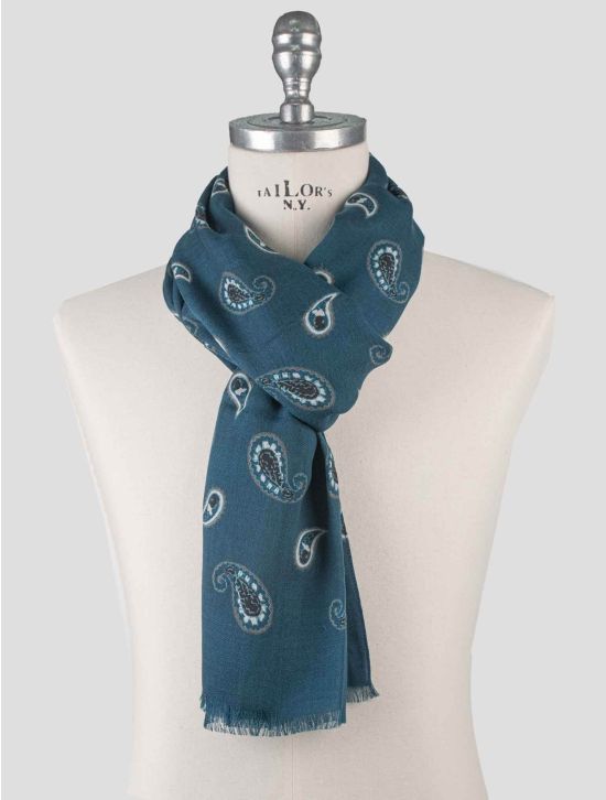 Isaia Isaia Blue Cashmere Scarf Blue 000