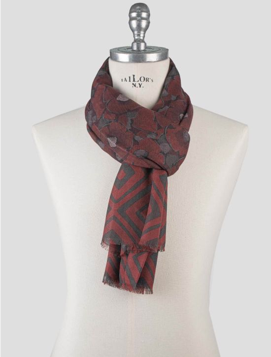 Isaia Isaia Red Cashmere Scarf Red 000