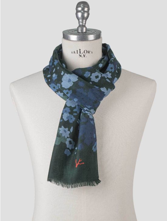Isaia Isaia Green Cashmere Scarf Green 000