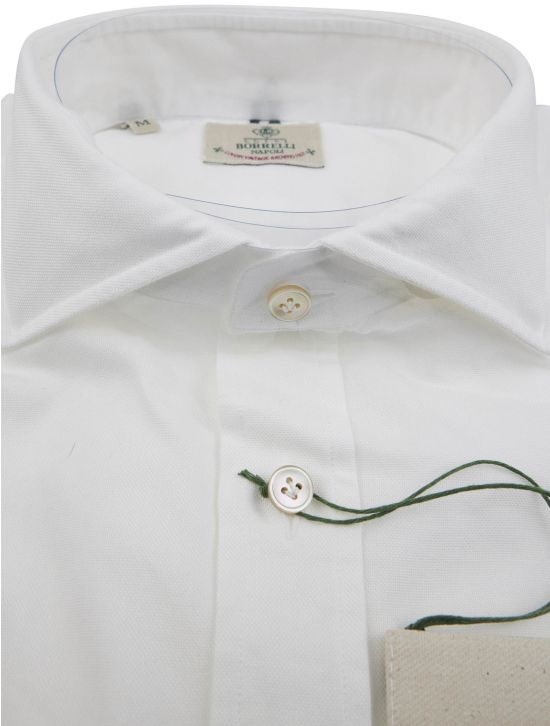 Luigi Borrelli Luigi Borrelli White Cotton Shirt White 001