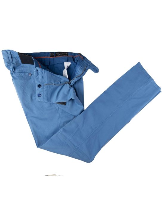 Marco Pescarolo Marco Pescarolo Light Blue Cotton Silk Ea Jeans Light Blue 001
