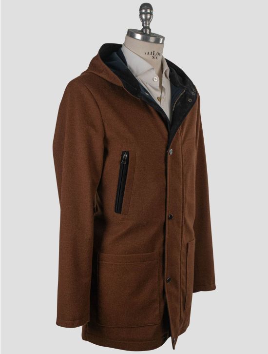 Isaia Isaia Brown Cashmere Pa Coat Brown 001