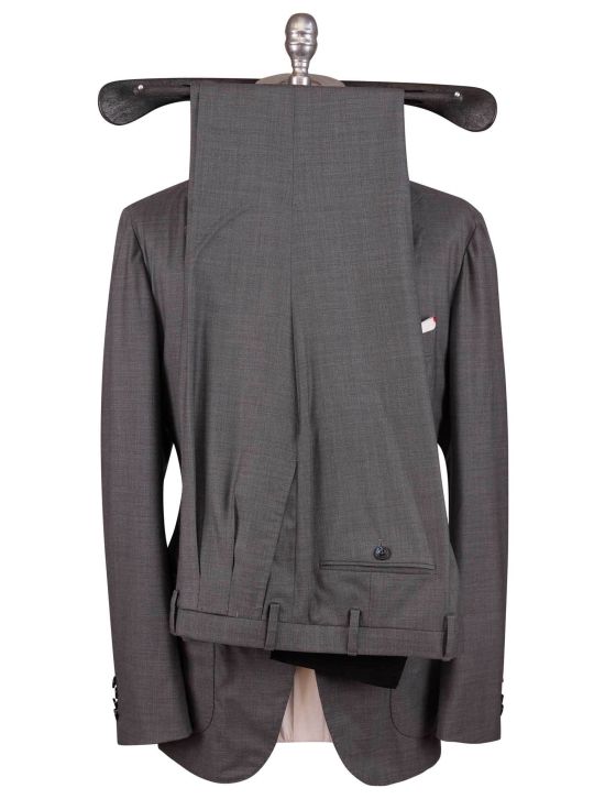 Kiton Kiton Gray Virgin Wool 13.5 Micron Suit Gray 001