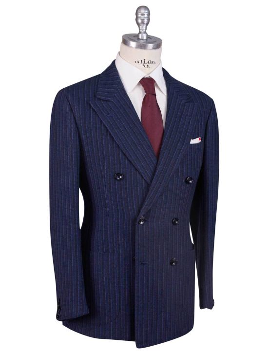Kiton Kiton Blue Cashmere Suit Blue 001