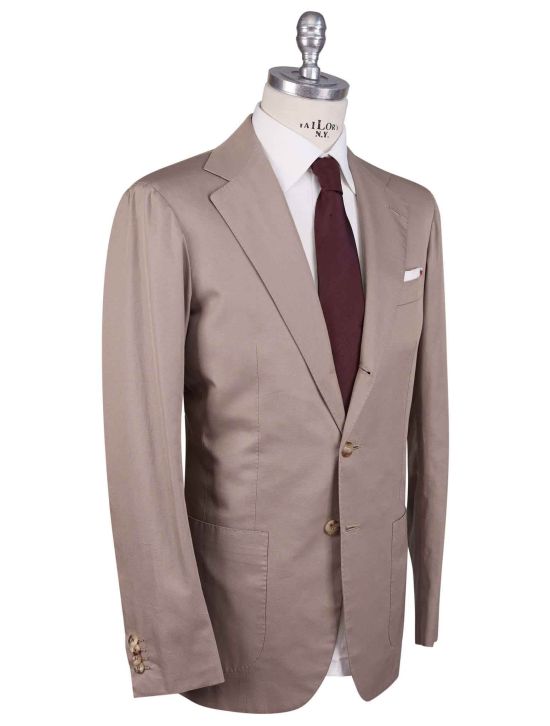 Kiton Kiton Beige Cotton Suit Beige 001