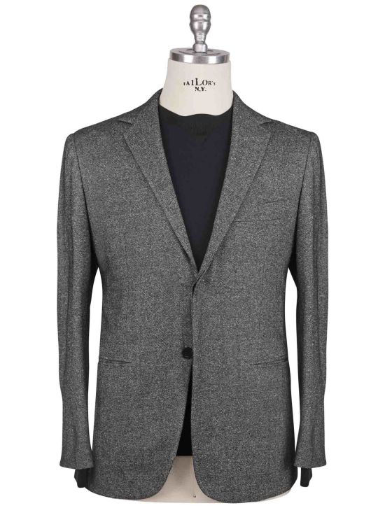 KNT Kiton Knt Gray Cashmere Silk Suit Gray 000