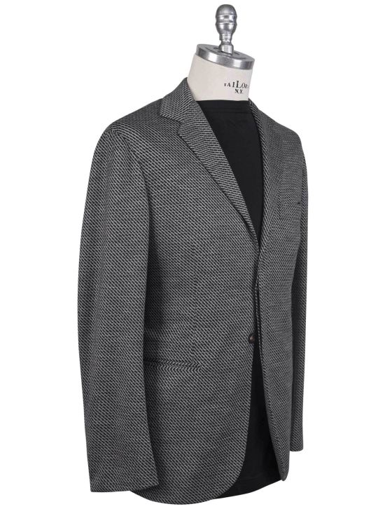 KNT Kiton Knt Gray Cashmere Wool Pl Suit Gray 001