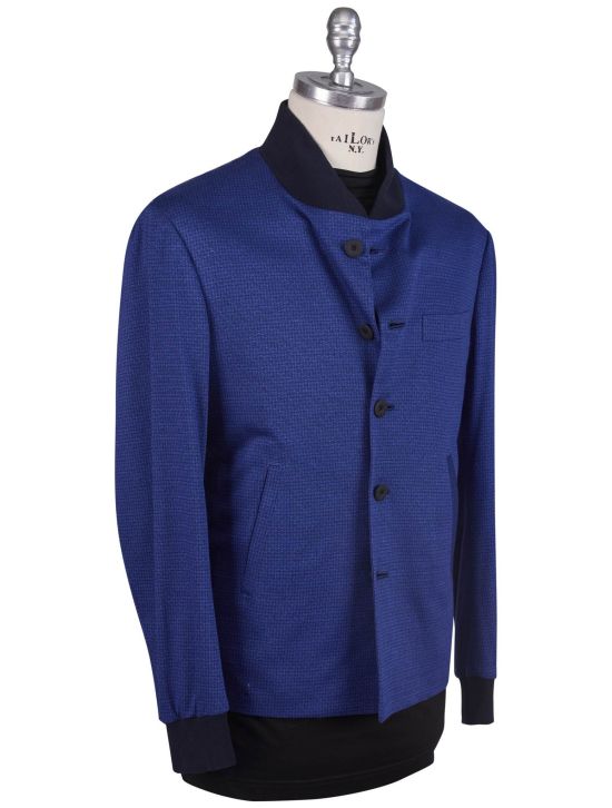 Kiton Kiton Knt Blue Cotton Suit Blue 001