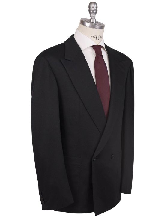 KNT Kiton Knt Black Cashmere Suit Black 001
