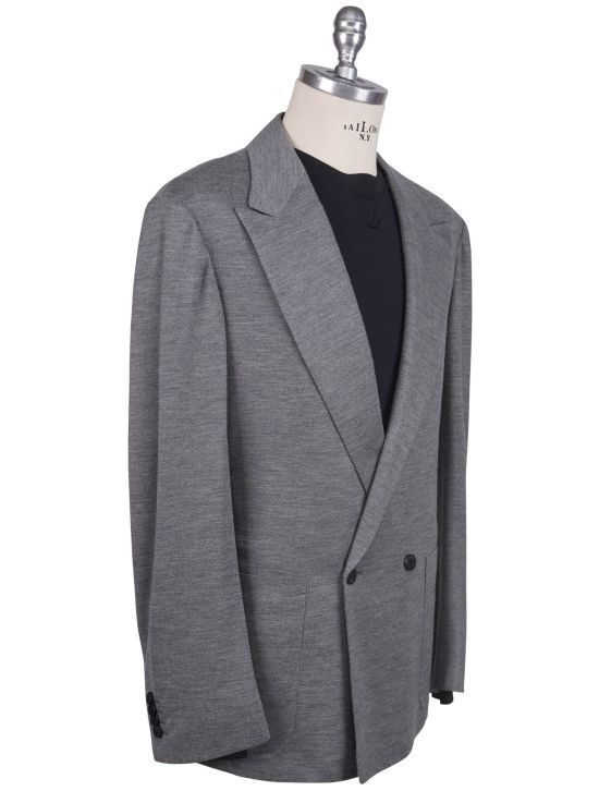 Kiton Kiton Knt Gray Cashmere Short Pants Suit Gray 001
