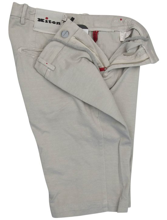 Kiton Kiton Gray Linen Cotton Ea Jeans Gray 001