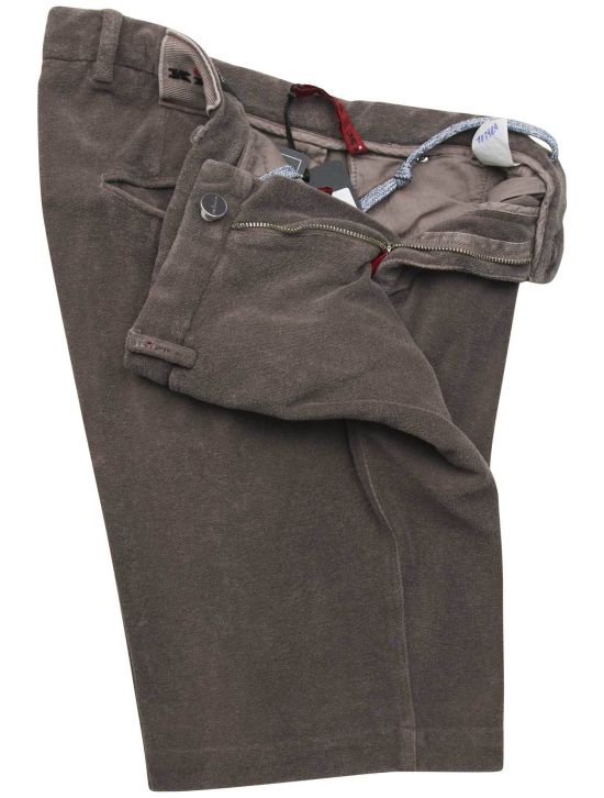 Kiton Kiton Brown Cotton Linen Ea Short Pants Brown 001