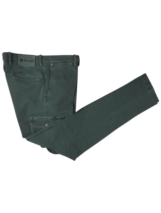 Kiton Kiton Green Cotton wool Ea Cargo Pants Green 000