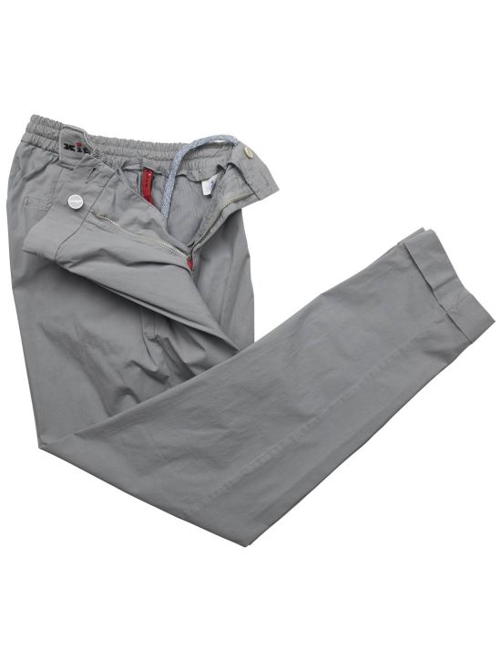 Kiton Kiton Gray Cotton Ea Pants Gray 001