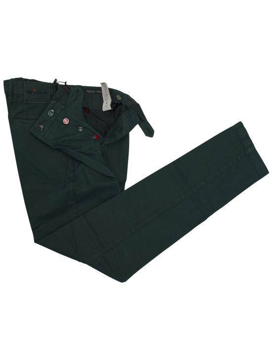 Kiton Kiton Green Cotton Cashmere Ea Pants Green 001
