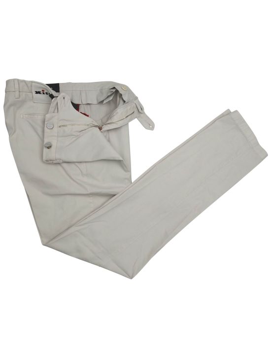 Kiton Kiton Gray Cotton Silk Ea Pants Gray 001