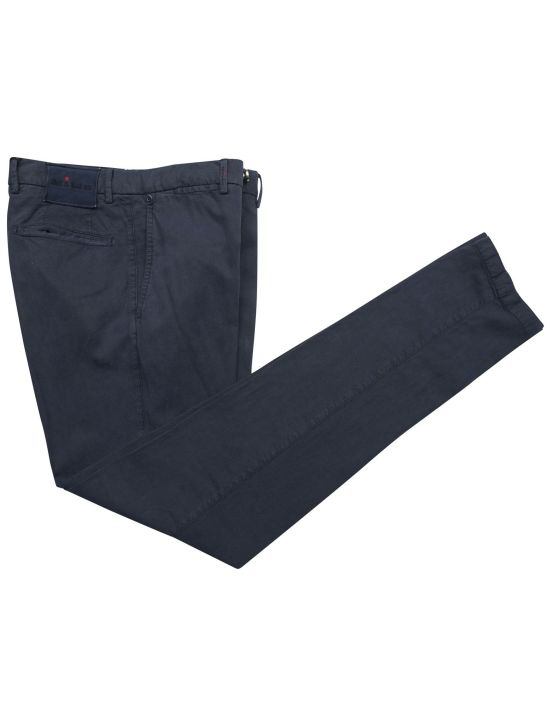 Kiton Kiton Blue Ly Linen Cotton Pants Blue 000