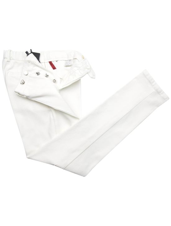Kiton Kiton White Cotton Ly Ea Pants White 001
