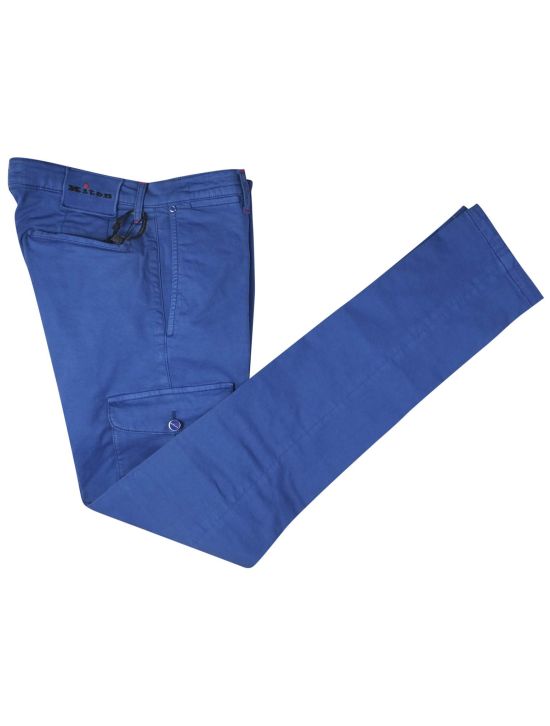 Kiton Kiton Blue Cotton Ea Cargo Pants Blue 000