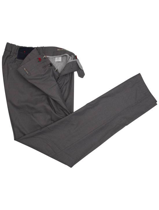 Kiton Kiton Gray Cashmere Silk Pants Gray 001