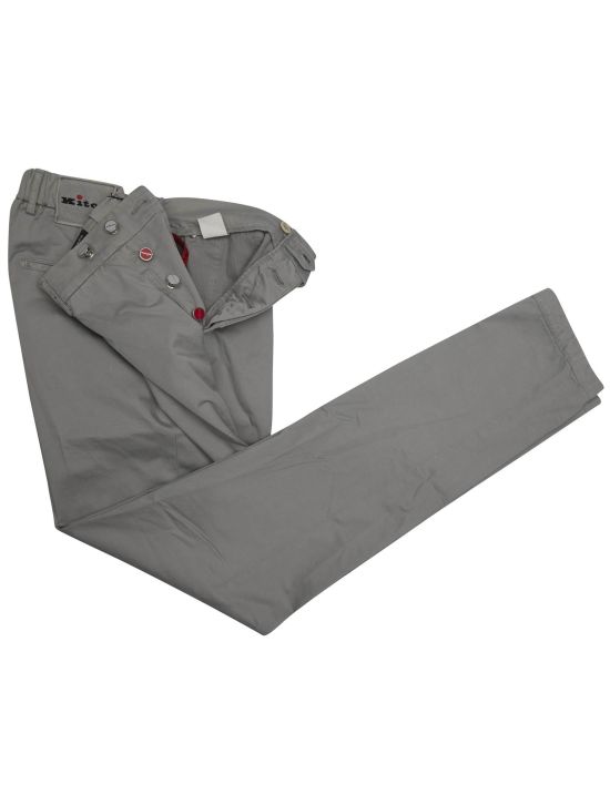 Kiton Kiton Gray Cotton Ea Pants Gray 001