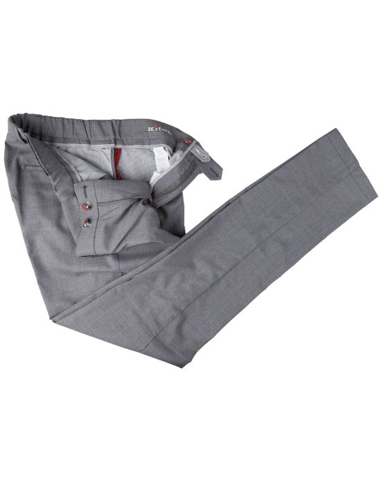 Kiton Kiton Gray Wool Dress Pants Gray 001