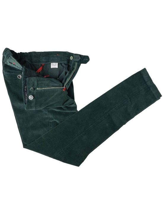 Kiton Kiton Green Cotton Ea Pants Green 001