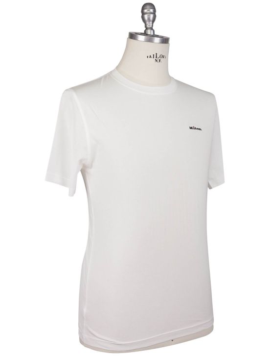 Kiton Kiton White Cotton T-Shirt White 001