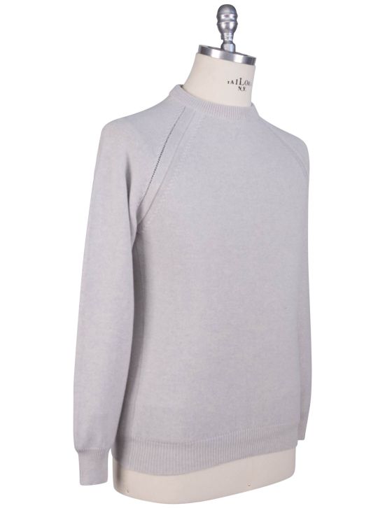 Kiton Kiton Gray Cashmere Sweater Crewneck Gray 001