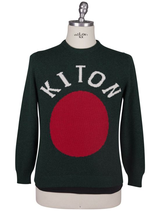 Kiton Kiton Green Cashmere Sweater Crewneck Green 000