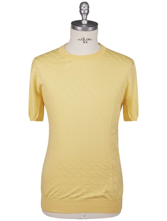Kiton Kiton Yellow Cotton T-Shirt Yellow 000